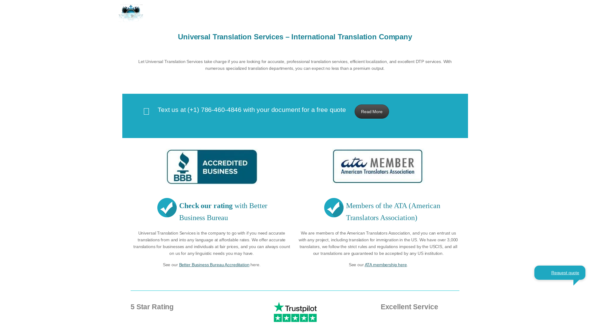 Universal Translation Services